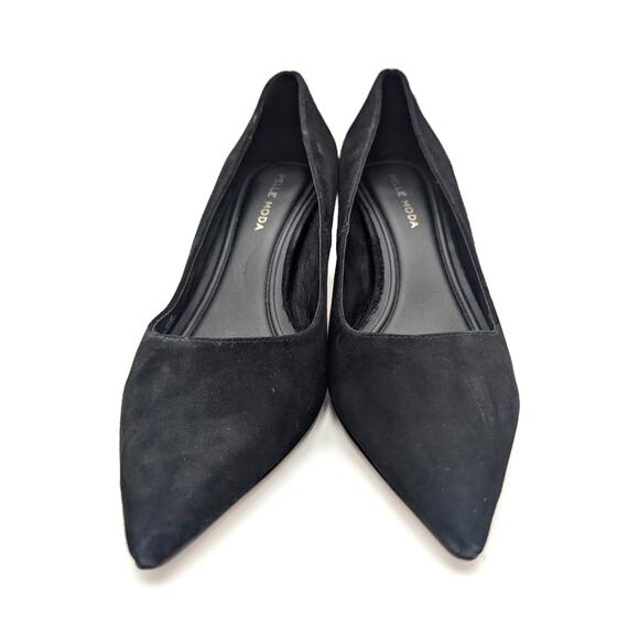 Pelle Moda Lailoni Pointed Toe Stiletto Heel Pump Women's Black Size US6.5M EU37 - Picture 2 of 12